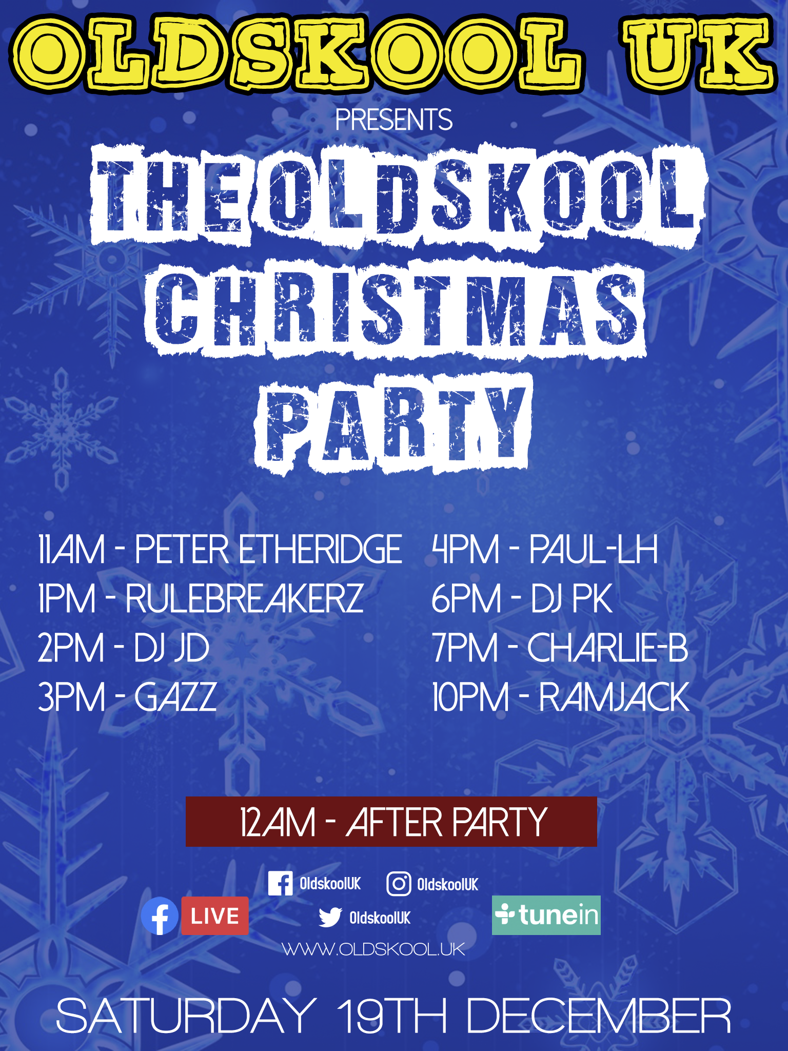 THE OLDSKOOL CHRISTMAS PARTY